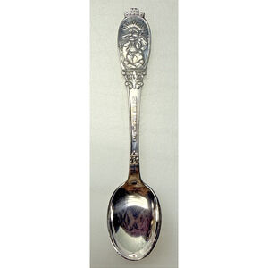 Folk Art Silver Plated Norge Troll Norge Norway Rjukan Souvenir Spoon Box 60GRHS